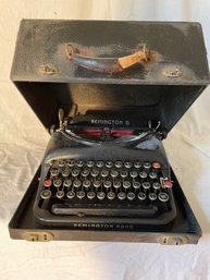 Vintage Remington 5 Vintage Typewriter In Case