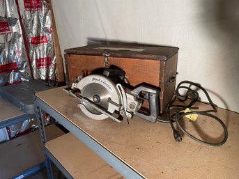 Worm Drive Skil Saw In Case