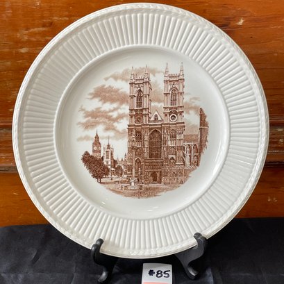 WESTMINSTER ABBEY Wedgwood Old London Views WWII 1941 Collectible Plate