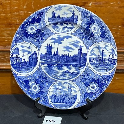 'London Pride' Vintage Souvenir Plate With City Views