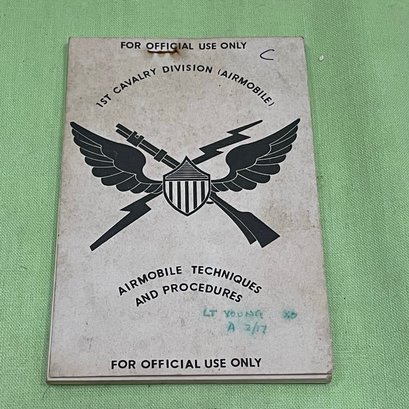 1965 Airmobile Techniques & Procedures Booklet - US Military