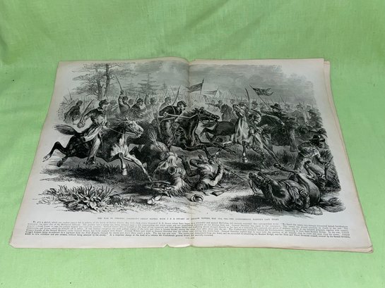 12 Pages From Frank Leslie's Illustrated History Of The Civil War