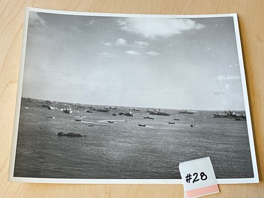 IWO JIMA Landing Beach WWII Original Press Photo