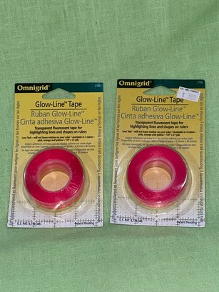 (2 Packs, 6 Rolls) Omnigrid Glow-Line Tape