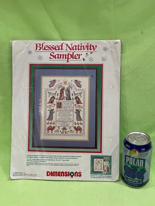 'Blessed Nativity Sampler' Cross Stitch Kit - Dimensions