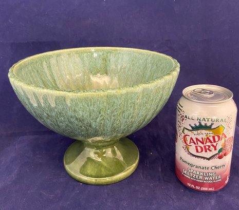 Vintage HAEGER Mid-Century Art Pottery Pedestal Bowl