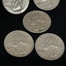 (Lot Of 5) 1964 Washington Quarters - American Silver Coins