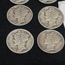 (Lot Of 6) Mercury Dimes  - American Silver Coin