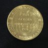 1974 Long Beach, California 'Scottish Rite Of Freemasonry' Golden Anniversary Token Coin