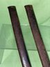 Lot Of 2 Metal Bayonet Scabbards