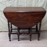Antique/Vintage Gateleg Table - Drop Leaf, Great For Small Spaces