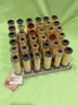 Industrial Thread Rack With 36 Spools - Light Yellow Polyester