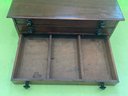 Antique Wood Thread Spool Cabinet