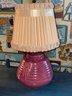 Vintage Art Pottery Table Lamp