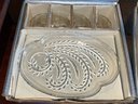 2 'Hospitality' Luncheon Snack Sets (Federal Glass) & Other Vintage Glass