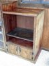 The Best Vintage Entertainment Center Cabinet - Pine & Glass Front