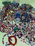 Mega Lot 6 Pounds Of Beads, Costume Jewelry