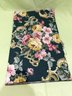 Green Upholstery Fabric With Floral Design (3 Yards)
