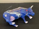 'Broadway Baby' Blue Cow Figurine 2000 CowParade