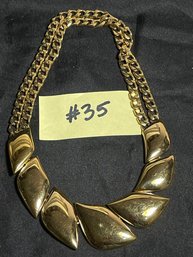 Trifari Goldtone Necklace - Chunky Chainlink