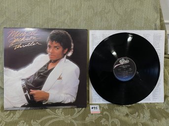 Michael Jackson 'Thriller' 1982 Vinyl Record QE 38112