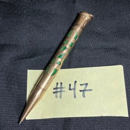 14 KT Gold Filled Mechanical Pencil - Antique