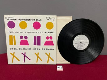 'Pertinent Percussion Cha Cha's' Enoch Light 1960 Vinyl Record RS 814 SD