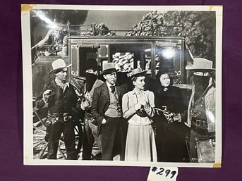 Stagecoach Robbery Vintage Movie Still 8' X 10' Photo