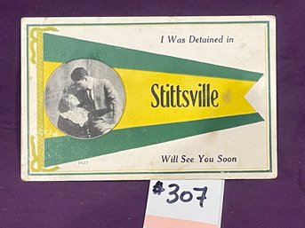 1914 Stittsville (Ottawa, Canada) Antique Souvenir Postcard