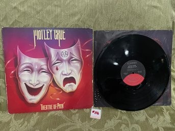 Motley Crue 'Theatre Of Pain' 1985 Vinyl Record 60418-1-E