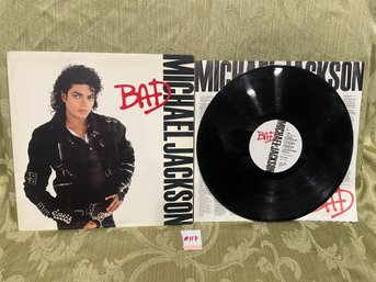 Michael Jackson 'Bad' 1987 Vinyl Record OE 40600