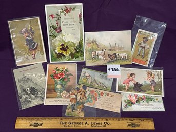 Lot Of Boots & Shoes Victorian Trade Cards - Antique Ephemera