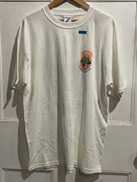 2004 Newcastle Brown Ale XL 'Leaping Lizard Tour' Ohio Beer Advertising T-Shirt