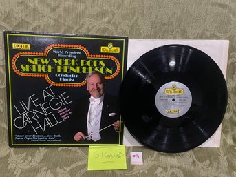 1983 Live At Carnegie Hall - Skitch Henderson/New York Pops SIGNED Vinyl LP Record