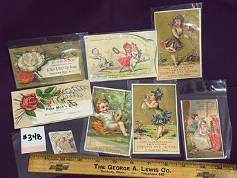 Clothing Dyes Victorian Trade Card Lot