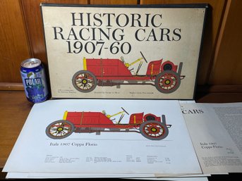 'Historic Racing Cars' Portfolio Of Prints