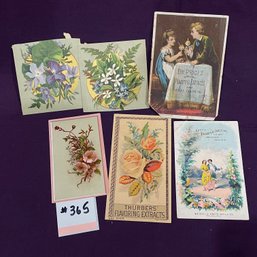 Flavoring Extracts Lot Of Victorian Trade Cards