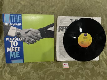 The Replacements 'Pleased To Meet Me' 1987 Vinyl Record 25557-1