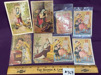 Boots & Shoes Lot Of Victorian Trade Cards - Advertising Ephemera