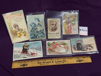 Boots & Shoes Lot Of Victorian Trade Cards - Advertising Ephemera