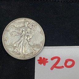 1943 Walking Liberty Half Dollar - American Silver Coin