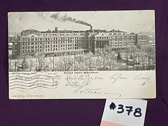 1905 Battle Creek Sanitarium (Michigan) Antique Postcard
