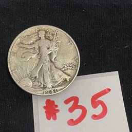 1941 Walking Liberty Half Dollar - American Silver Coin