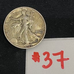 1942-S Walking Liberty Half Dollar - American Silver Coin
