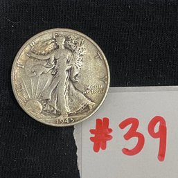 1945-S Walking Liberty Half Dollar - American Silver Coin