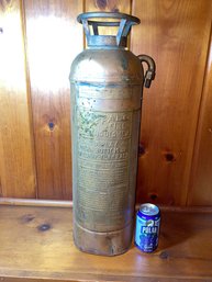 Buffalo Fire Extinguisher - Antique Brass & Copper