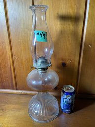 Glass Kerosene, Oil Hurricane Lamp VINTAGE