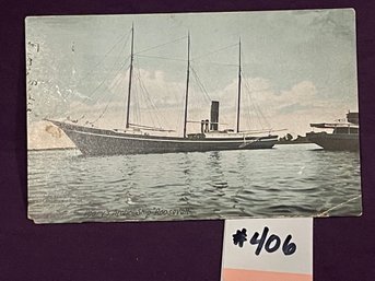 Peary's Arctic Ship 'Roosevelt' 1907 Antique Postcard