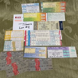 Vintage Concert Tickets Lot #4