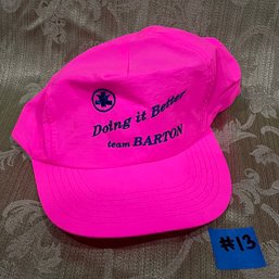 Kimberly-Clark (New Milford, CT) 'Team Barton' Vintage PINK Hat